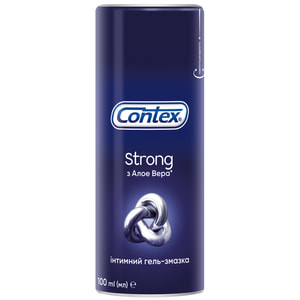 Интимный гель-смазка CONTEX (Контекс) Strong (Стронг) для анального секса (лубрикант) 100 мл NEW