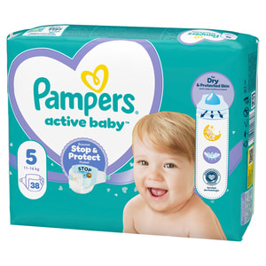 Підгузки для дітей PAMPERS Active Baby (Памперс Актив Бебі) 5 від 11 до 16 кг 38 шт