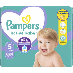 Подгузники для детей PAMPERS Active Baby (Памперс Актив Бэби) 5 от 11 до 16 кг 38 шт