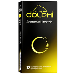 Презервативы DOLPHI (Долфи) Анатомические супер тонкие 12 шт