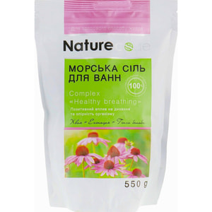 Соль морская для ванн NATURE CODE (Натур Код) Healthy breathing 550 г