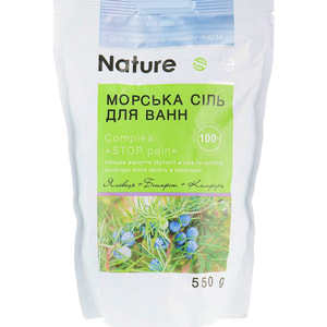 Соль морская для ванн NATURE CODE (Натур Код) Stop Pain 550 г