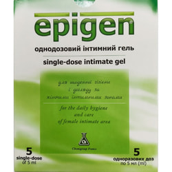 Епіген гель для інтимної гігієни туба 5 мл упаковка 5 шт