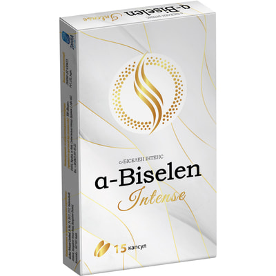 Альфа-Биселен Интенс капсулы для улучшения состояния волос, кожи и ногтей упаковка 15 шт