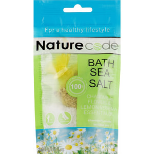 Соль морская для ванн NATURE CODE (Натур Код) с цветками ромашки и эфирным маслом 100 г
