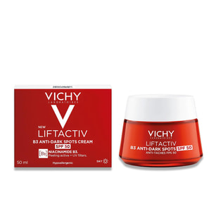 Крем для коррекции пигментации пятен и морщин VICHY (Виши) Лифтактив B3 антивозрастной SPF50 50 мл