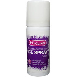 Спрей охолоджуючий постравматичний Biolikar (Біолікар) ICE Spray аерозольний баллон 50 мл