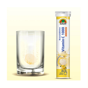 Витамины SUNLIFE (Санлайф) Vitamin C Витамин С 1000 таблетки шипучие упаковка 20 шт