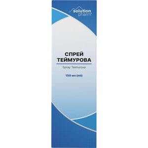 Спрей для ног Теймурова от запаха и пота средство косметическое флакон 150 мл Solution Pharm