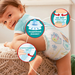 Підгузки-трусики для дітей PAMPERS Pants (Памперс Пантс) Midi (Міді) 3 від 6 до 11 кг упаковка 128 шт