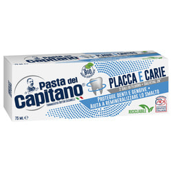 Паста зубная PASTA DEL CAPITANO (Паста дель капитано) Plaque&Cavities против кариеса и зубного налета 75 мл