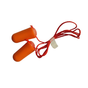 Беруши вкладки ушные противошумовые TRIDENT (Тридент) 1110 с веревкой оранжевые 1 пара