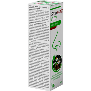 Синумакс Фито спрей назальный флакон 25 мл Solution Pharm