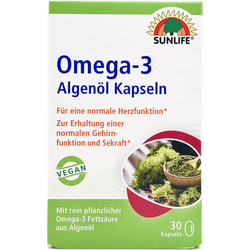 Вітаміни SUNLIFE (Санлайф) Omega-3 (Омега-3) Kapseln капсули 30 шт