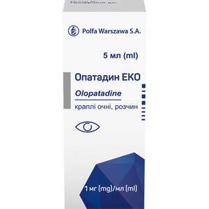 Опатадин Эко кап. глаз. р-р 1мг/мл фл. 5мл