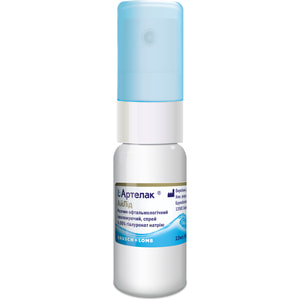 Артелак АйЛид раствор для глаз офтальмологический увлажняющий спрей флакон 10 мл