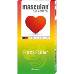 Презервативи латексні MASCULAN (Маскулан) Frutti Edition кольорові ароматизовані 10 шт