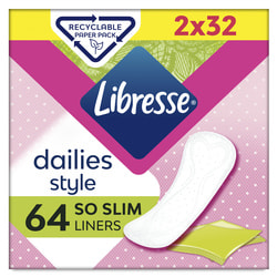 Прокладки ежедневные женские LIBRESSE (Либресс) Daily Style Normal (Дейли Стайл Нормал) упаковка 64 шт
