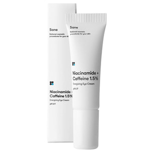 Крем для кожи вокруг глаз SANE (Сейн) от темных кругов и оттеков с кофеином 10 мл