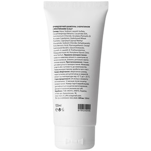 Шампунь для волос SCALP (Скальп) с кератином и протеинами очищающий 100 мл