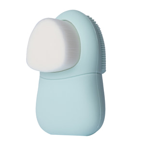 Щетка для лица MERMADE (Мермейд) Travel Brush. Me двойная голубая 1 шт