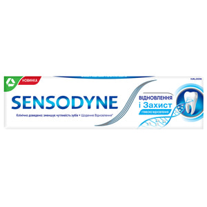 Зубная паста SENSODYNE (Сенсодин) Восстановление и защита с фтором 75 мл NEW