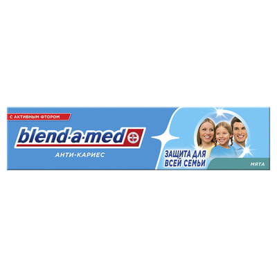 Зубная паста BLEND-A-MED (Блендамед) Anti-Karies (анти-кариес) мята 100 мл