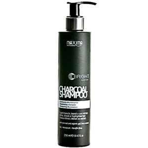 Шампунь для волос MAXIMA (Максима) для придания холодных оттенков светлых волос с активированным углем 250 мл