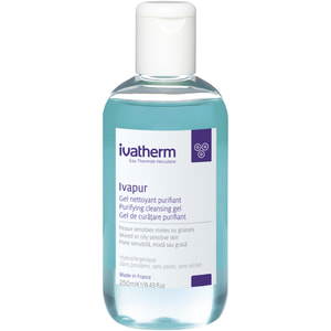 Гель-пенка для лица IVATHERM (Иватерм) Ivapur очищающая для комбинированной и жирной чувствительной кожи 250 мл
