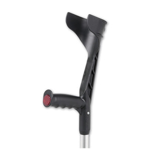 Костыль подлокотный алюминиевый REBOTEC (Реботек) с опорой высота 96-118,5 см модель ECO 120 цвет черный