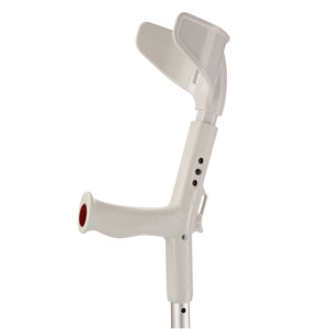 Костыль подлокотный алюминиевый REBOTEC (Реботек) для молодежи и женщин с опорой высота 91-118 см модель LIGHT-LINE цвет серый