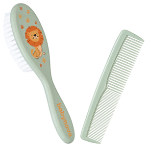 Гребінець і щітка з натуральною щетиною дитяча BABY-NOVA (Бебі нова) для хлопчика колір в асортименті