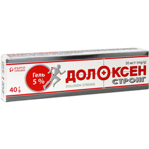 Долоксен Стронг гель 50мг/г туба 40г