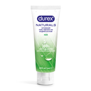 Интимный гель-смазка DUREX (Дюрекс) Naturals (Нейчералс) из натуральных ингредиентов без красителей и ароматизаторов (лубрикант) 100 мл NEW