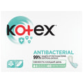 Прокладки ежедневные женские KOTEX (Котекс) Antibacterial (Антибактериал) Экстра тонкие 40 шт