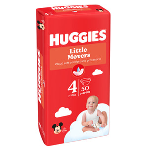 Підгузки для дітей HUGGIES (Хагіс) Ultra Comfort Unisex Jumbo (Ультра комфорт унісекс джамбо) 4 від 7 кг до 18 кг 50 шт