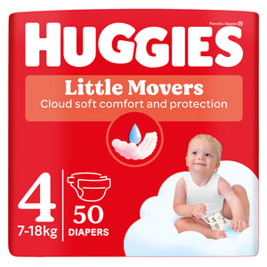 Підгузки для дітей HUGGIES (Хагіс) Ultra Comfort Unisex Jumbo (Ультра комфорт унісекс джамбо) 4 від 7 кг до 18 кг 50 шт