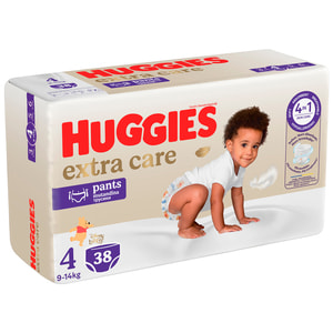Подгузники-трусики для детей HUGGIES (Хаггис) Pants (Пентс) 4 Elite Soft/Extra Care Mega от 9 до 14 кг 38 шт