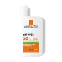 Флюид для жирной кожи лица La Roche-Posay (Ля Рош-Позе) Антгелиос UVA 400 Оил Контрол с матирующим эффектом солнцезащитный SPF50+ 50 мл
