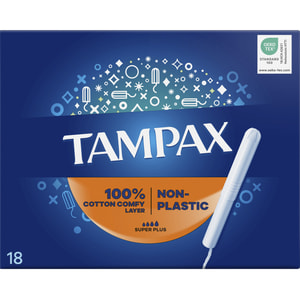 Тампони жіночі TAMPAX (Тампакс) Super Plus Duo (супер плюс дуо) з аплікатором 18 шт