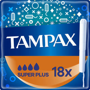 Тампони жіночі TAMPAX (Тампакс) Super Plus Duo (супер плюс дуо) з аплікатором 18 шт