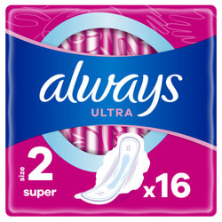 Прокладки гигиенические женские ALWAYS (Олвейс) Ultra Super Duo (Ультра супер дуо) ультратонкие ароматизированные 16 шт