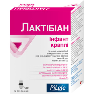 Лактибиан Инфант капли для восстановление баланса микрофлоры кишечника капли флакон 30 мл