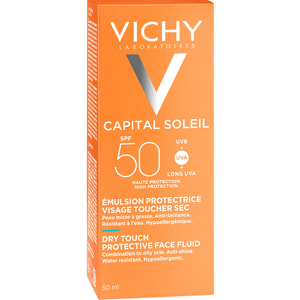 Набір VICHY (Віші) Капіталь Солей Флюїд сонцезахисний матуючий для комбінованої та жирної шкіри обличчя SPF 50 50 мл + Вода термальна 50 мл
