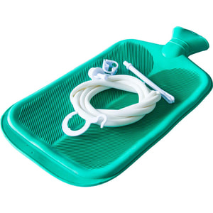 Грілка резинова тип Б-2 об'єм 2л комбінована з пластиковим наконечником кружка Есмарха Teta (Тета)