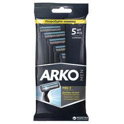 Станок для бритья ARKO Men (Арко мэн) Pro одноразовый 2 лезвия 5 шт