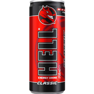 Напій безалкогольний HELL ENERGY (Хелл Енерджі) Classic енергетичний газований 250 мл