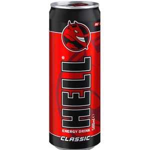 Напій безалкогольний HELL ENERGY (Хелл Енерджі) Classic енергетичний газований 500 мл
