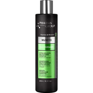 Шампунь для витаминизации волос PHARMA GROUP (Фарма груп) Multivitamin + Moomiyo 250 мл