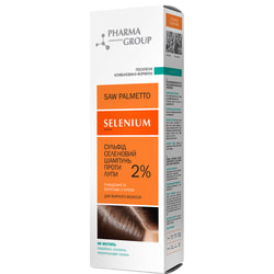 Шампунь для жирных волос PHARMA GROUP (Фарма груп) сульфид селеновый против перхоти 2 % 150 мл